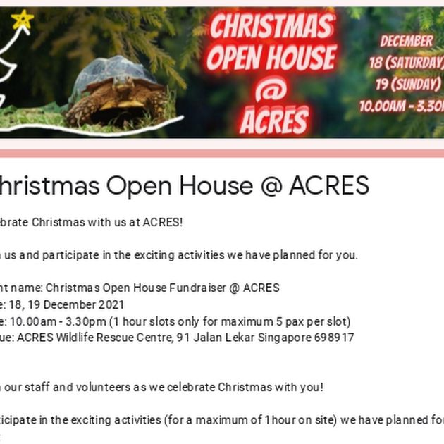 Christmas Open House @ Acres