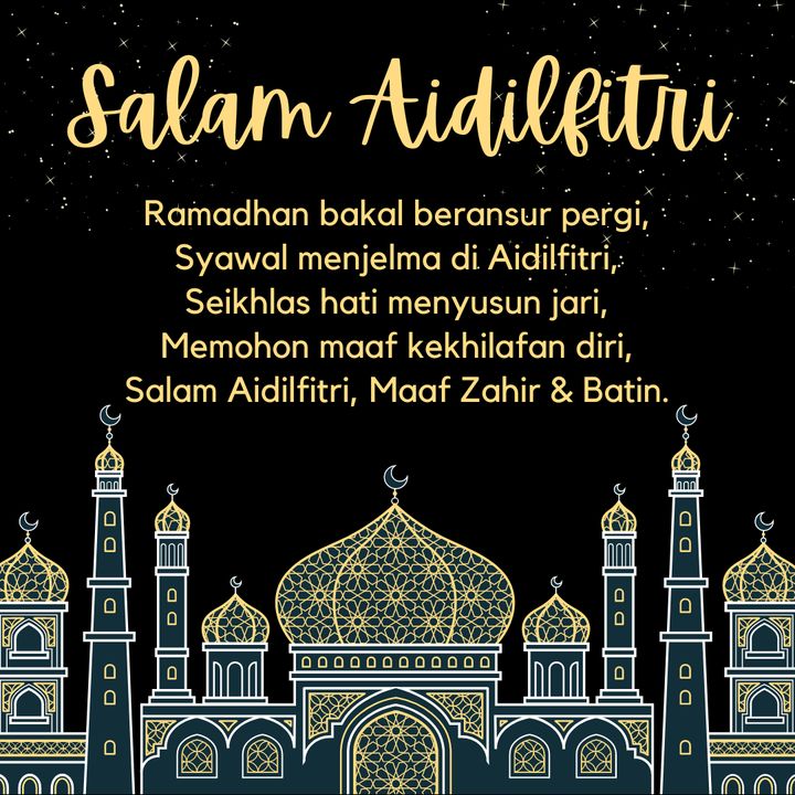 Selamat Hari Raya Aidilfitri. Kami Menyusun Sepulu..