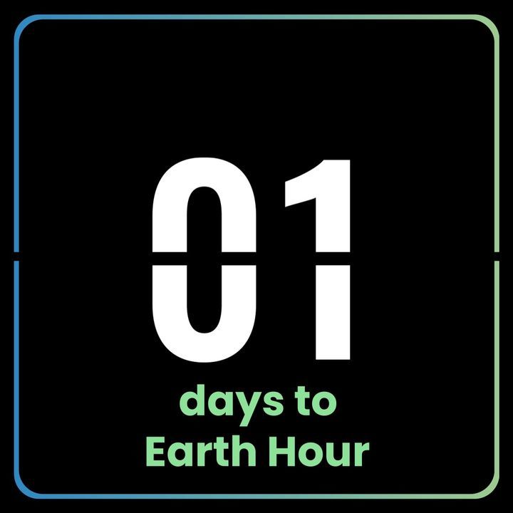 1 More Day To Earth Hour