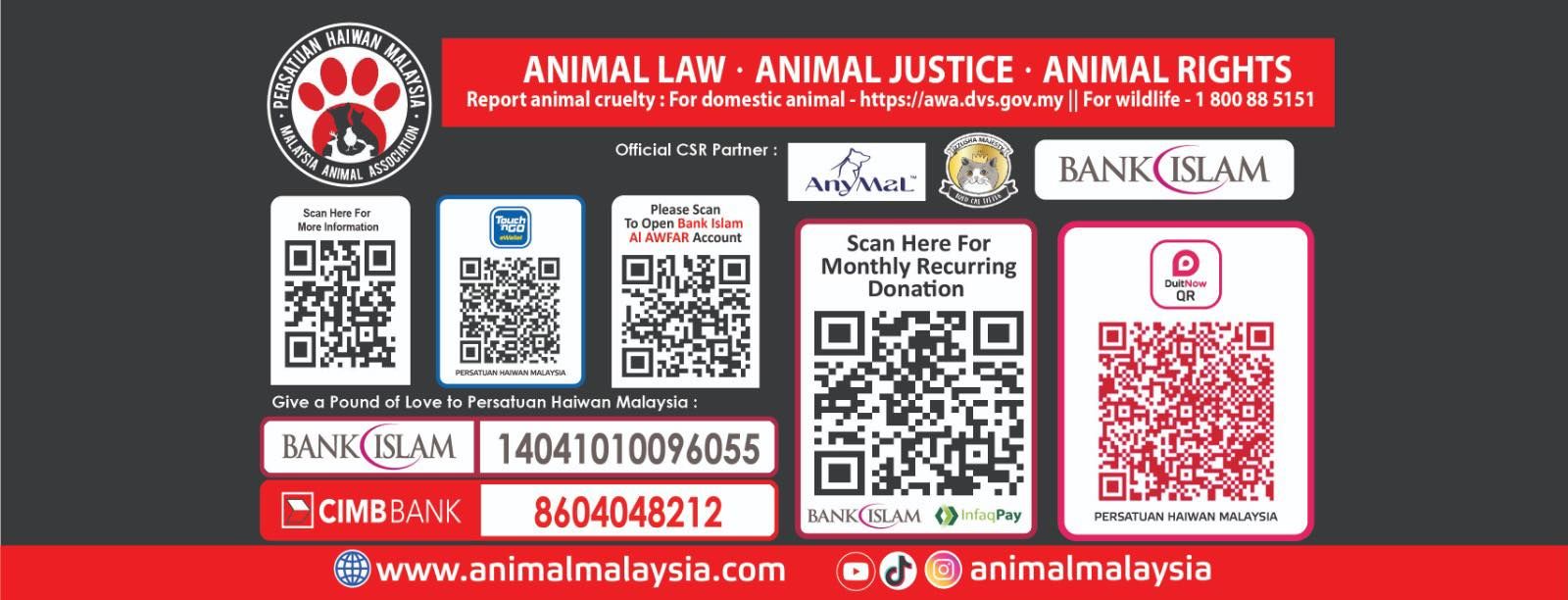 Persatuan Haiwan Malaysia – Malaysia Animal Association’s Cover Photo