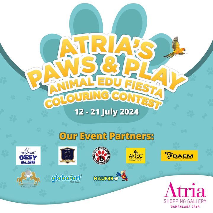 Atria’s Paws Play Animal Edu Fiesta. Tarikh 12 – 2..