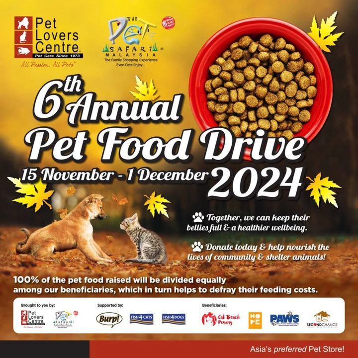 Pet Lovers Centre Plc 6th Annual Pet Food Drive 20..