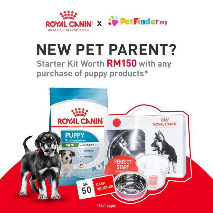 Get Your Free Rm150 Royal Canin’s Pet Paw-Rent Sta..