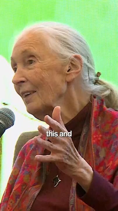 Let Us Hear What Dr. Jane Goodall Had To Say At Th..