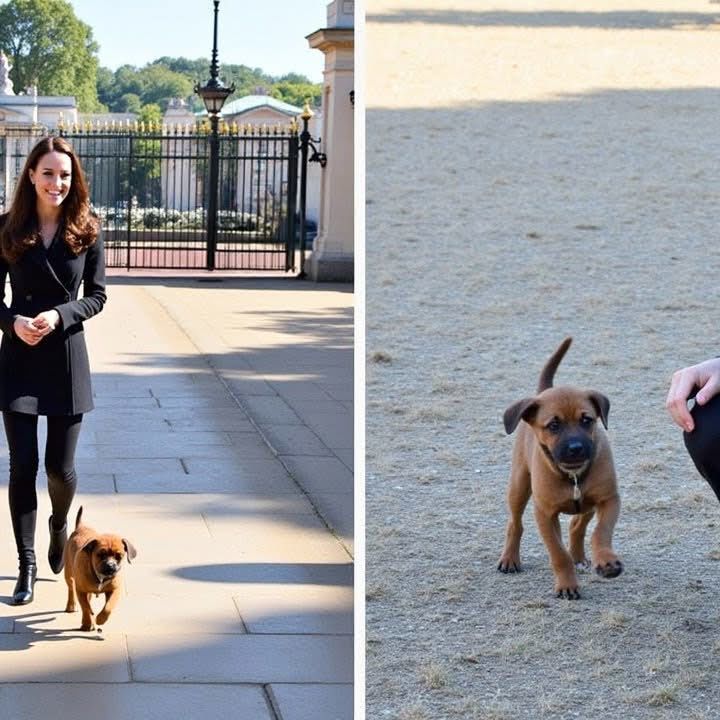 Stray Puppy Keeps Following Kate Middleton, What Happens Next Will Bring You To Tears