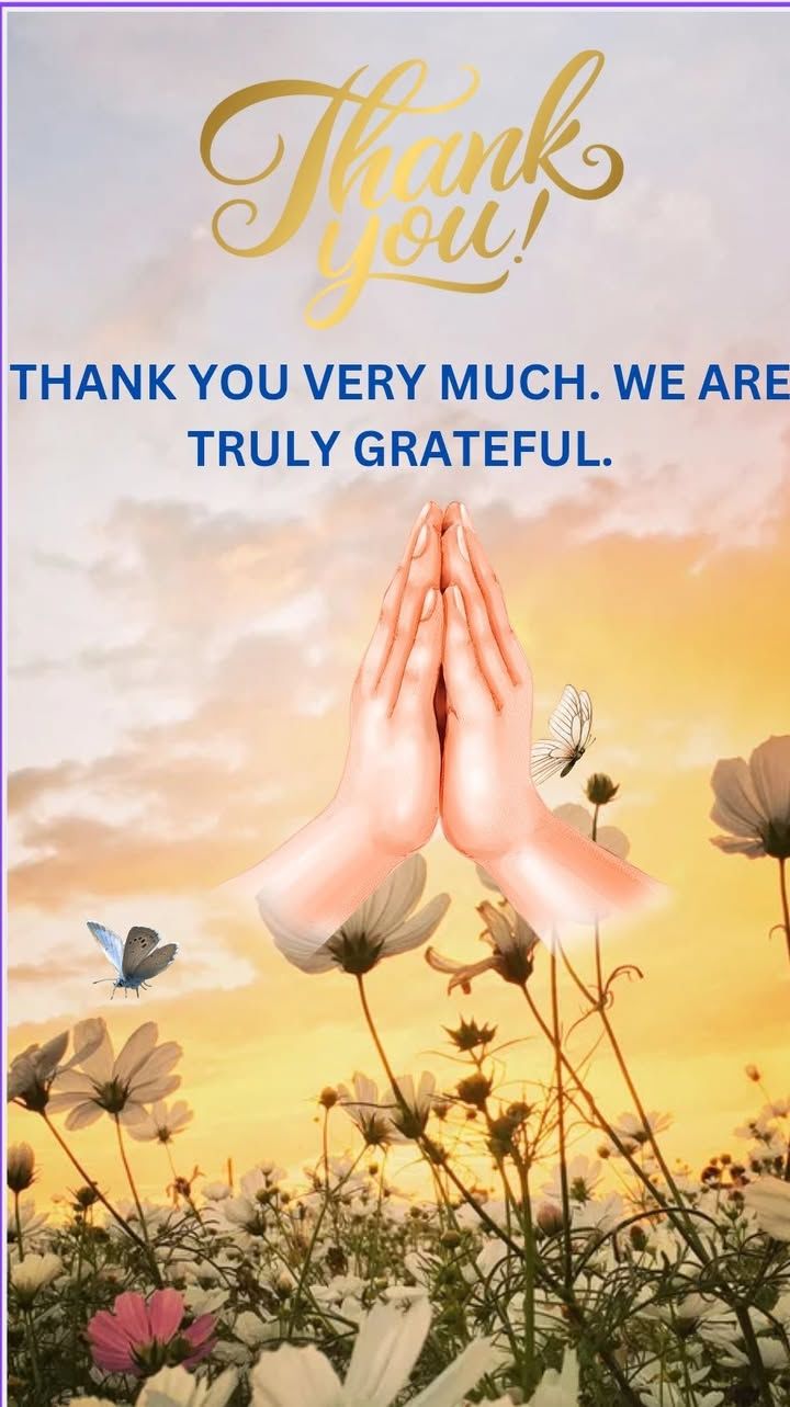 Thank You All For Being There During Hard Times. W..