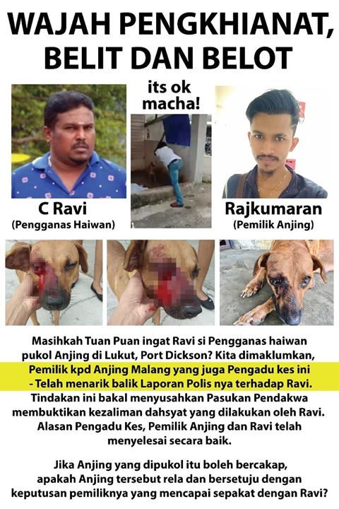 Gengster Dan Pengganas Haiwan C.ravi Yang Pukul An..