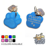 Paw Print Pet Tag