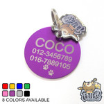 Round Pet Tag