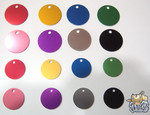 Round Pet Tag Colors