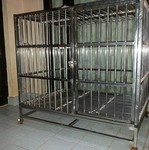 Stainless Steel Dog Cage  - 