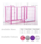 M Size, 6-Panel Metal Pet Fence Playpen (New)  - 