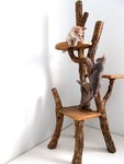 Handmade Cat Tree - Rustic and Durable