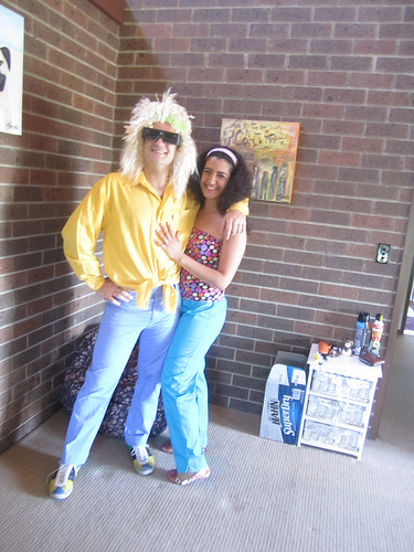 Wally & I (80s dress up)